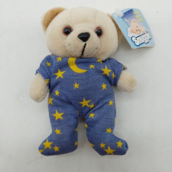 Lever Brothers Other - Snuggle Fabric Softener Teddy Bear Plush 2001 Pajamas Star 5"